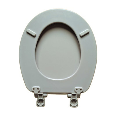 Bemis Whisper Grey Wood Slow Close Toilet Seat - 492
