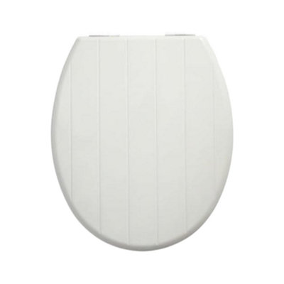 Bemis White Cottage Soft Close Ultra-Fix Toilet Seat