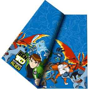 Ben 10: Ultimate Alien Characters Party Table Cover Blue (One Size)