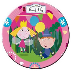 Ben and Hollys Little Kingdom Ben & Holly Disposable Plates (Pack of 8) Multicoloured (One Size)