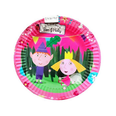 Ben and Hollys Little Kingdom Disposable Plates (Pack of 8) Multicoloured (One Size)