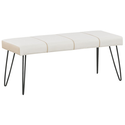 Bench BETIN Faux Leather White
