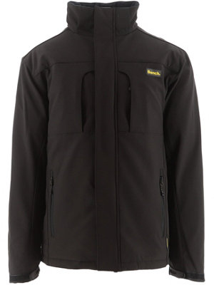 Bench Black Freemont Softshell Jacket XXL