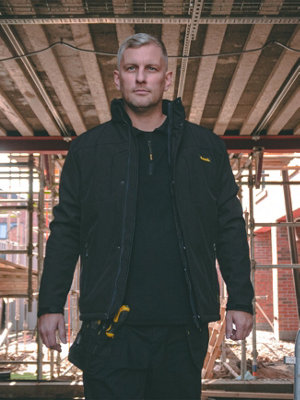 Bench Black Freemont Softshell Jacket XXL