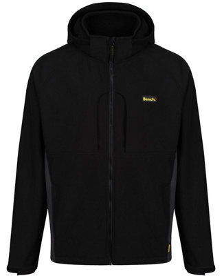 Bench Black Thorpe Softshell Jacket XXL DIY at B&Q