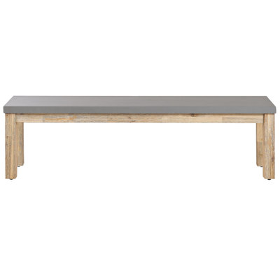 Bench Concrete 160 cm Grey OSTUNI