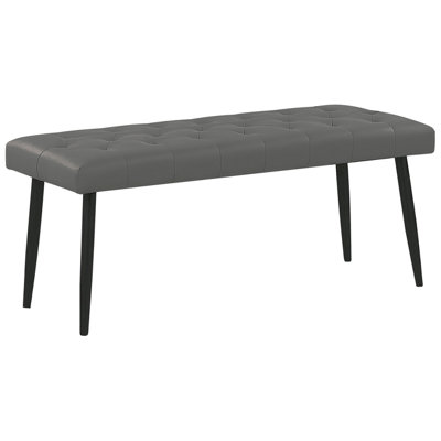 Bench ESSONNE Faux Leather Grey