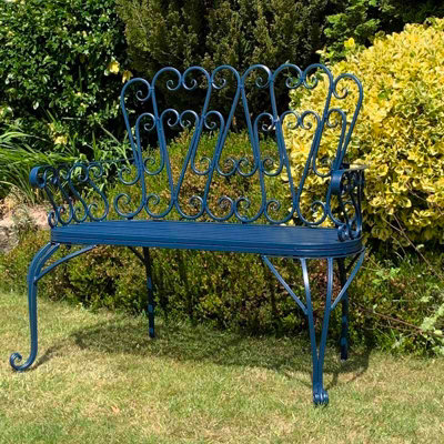 Bench - L52 x W95 x H94 cm - Blue
