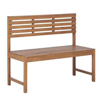 Bench Wood 110 cm Light Wood TREIA