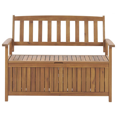 Bench Wood 120 cm Light Wood SOVANA