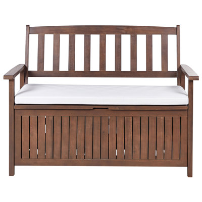 Bench Wood 120 cm White SOVANA