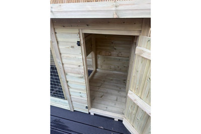 Benchmark Dog Kennel with Pent Roof - Single 8 x 4ft