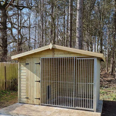 Benchmark Kennels 10x8ft Single Dog Kennel