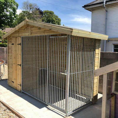 Benchmark Kennels 12x4ft Single Dog Kennel