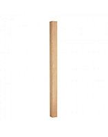 Benchmark Oak Newel Half Square Post (H) 1500mm (W) 90mm (D) 43mm