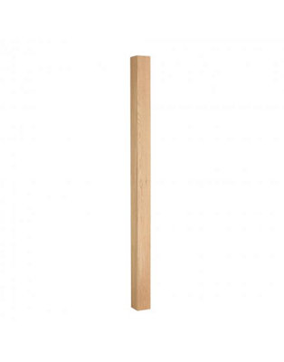 Benchmark Oak Newel Half Square Post (H) 1500mm (W) 90mm (D) 43mm