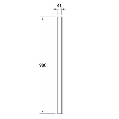 Benchmark Pine Square Stair Spindle Trade Box of 20 (H) 900mm x (W) 41mm