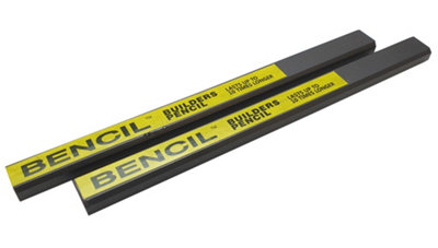 Bencil - The Worlds Toughest Carpenters Pencils - Pack of 2 HB Pencils ...