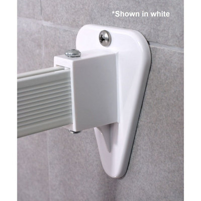 Bendable Flexi Shower Curtain Track / Rail - 3m Chrome - 4