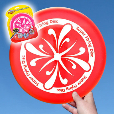 Bendy Skimmer Frisbee Outdoor Garden Toy Red