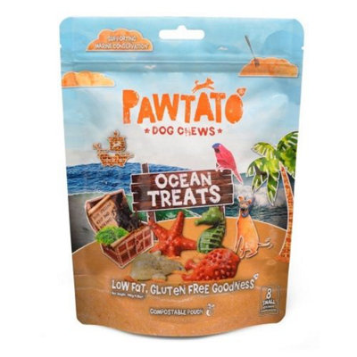 Benevo Pawtato Ocean Treats Grain Free Dog Chews Sml 140g (Pack of 10)