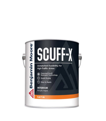 Benjamin Moore Scuff-X Satin - Super White - Gallon 3.78L