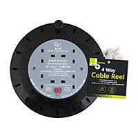 Benross 10 Metre, 4-Way Extension Cable Reel