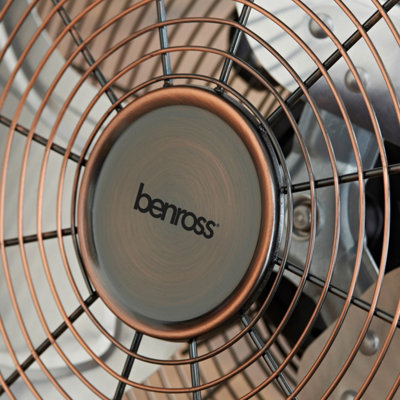 Benross 18-Inch Standing Floor Fan - Copper Colour