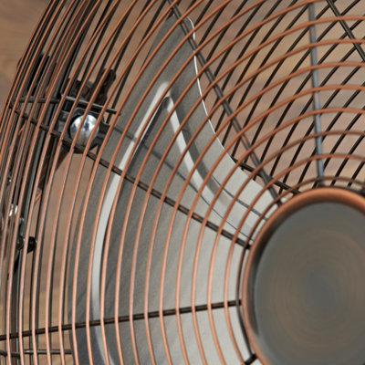 Benross 18-Inch Standing Floor Fan - Copper Colour