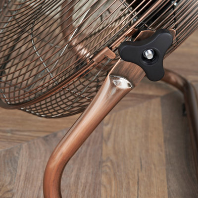 Benross 18-Inch Standing Floor Fan - Copper Colour