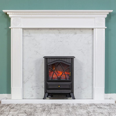 Benross 1800W Freestanding Electric Cast Iron Fireplace Stove