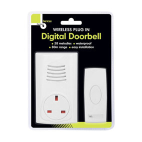 Benross 41010 Plug-In Wireless Doorbell