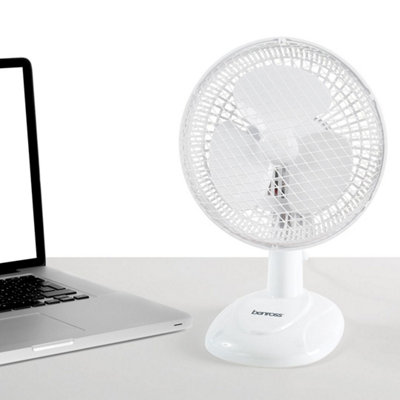 Benross 41240 2-in-1 6 Inch Clip-On Desk Fan