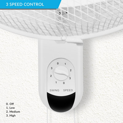 Benross 43820 16-Inch Wall Mounted Fan - 7