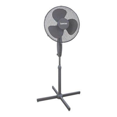 Benross 43840 16-Inch Grey Standing Fan