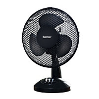 Benross 43919 9-Inch Black Standing Desk Fan