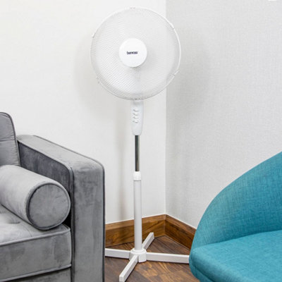 Benross 43930 16-Inch White Standing Fan - 3