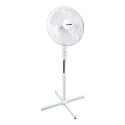 Benross 43930 16-Inch White Standing Fan