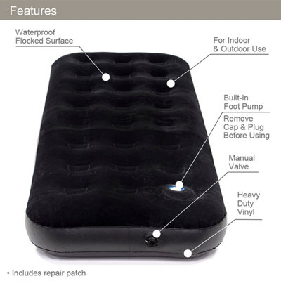 Benross Airbed with Built-In Pump - Single - 3