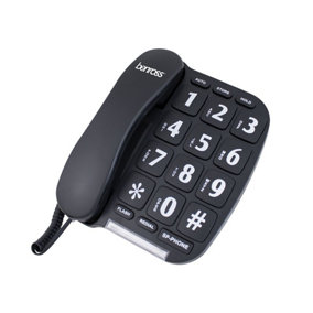 Benross Big Button Landline Telephone - Black
