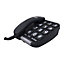 Benross Big Button Landline Telephone - Black