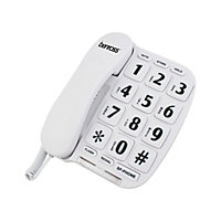 Benross Big Button Landline Telephone - White