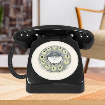 Benross Classic Retro Telephone - Black