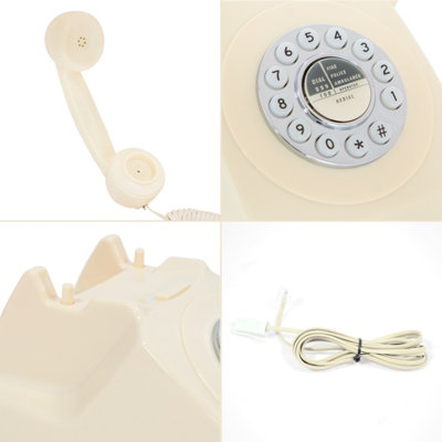 Benross Classic Retro Telephone - Cream