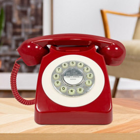 Benross Classic Retro Telephone - Red