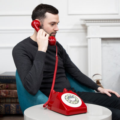 Benross Classic Retro Telephone - Red