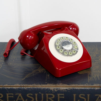 Benross Classic Retro Telephone - Red