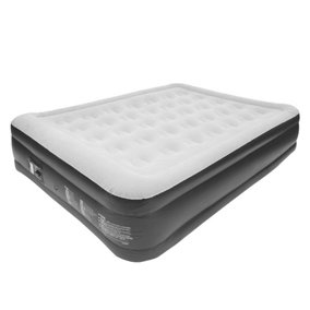 Benross High Raised Queen Size Airbed with Built-In Pump