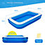 Benross Inflatable Rectangular Family Pool - 1075L Capacity