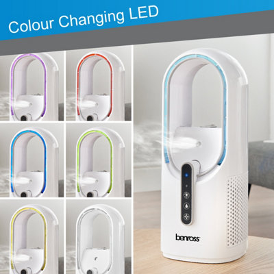Benross USB Bladeless Fan with Mist Humidifier - 5